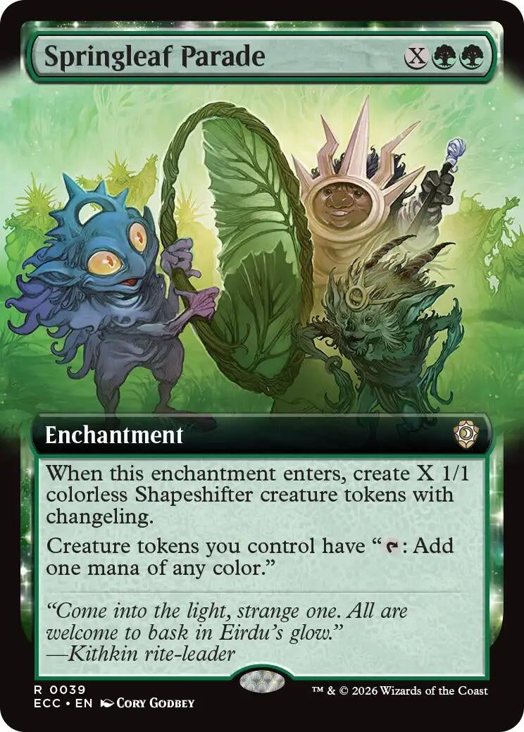 Image for Springleaf Parade (Extended Art) (39) - Magic: The Gathering