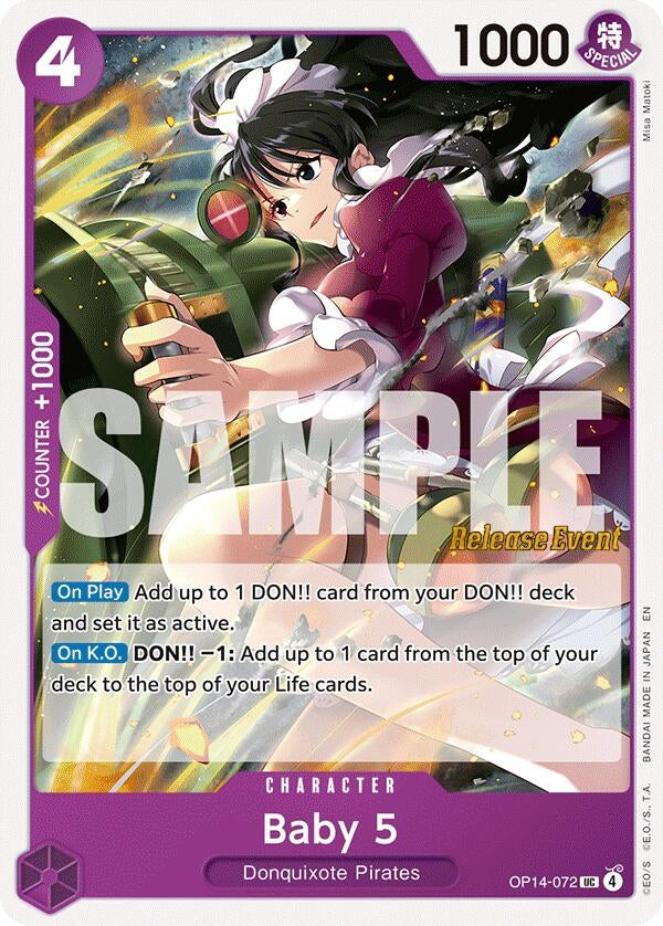 Image for Baby 5 (OP14-072) - One Piece Card Game