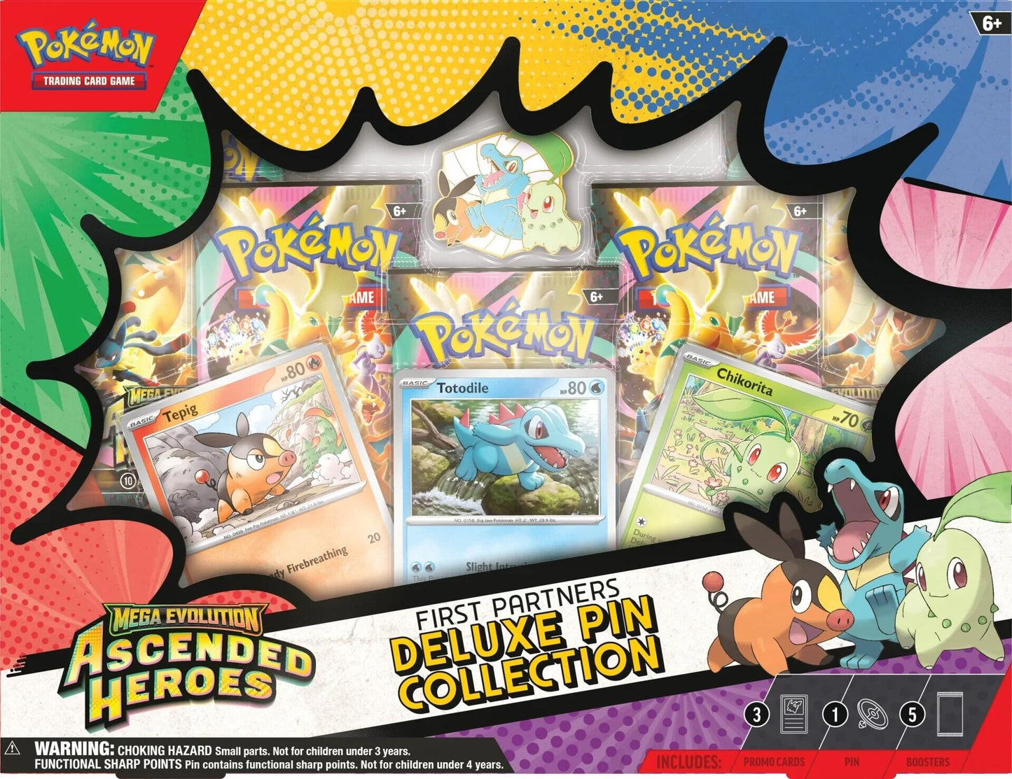 Image for Ascended Heroes First Partners Deluxe Pin Collection - Pokemon
