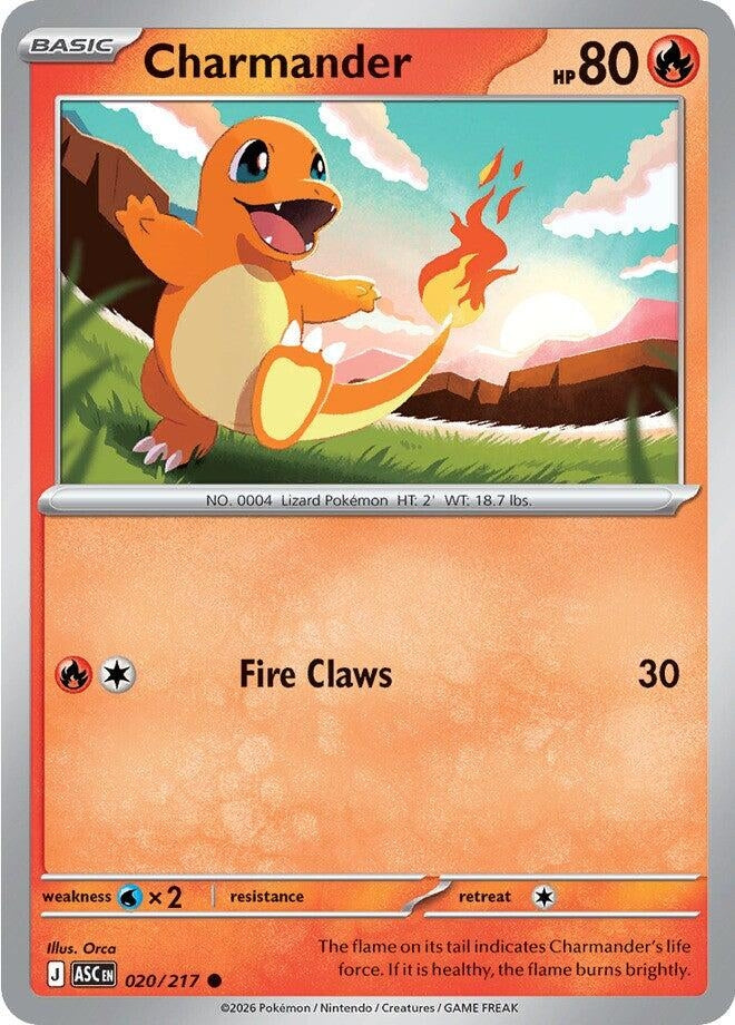Image for Charmander (020/217) - Pokemon