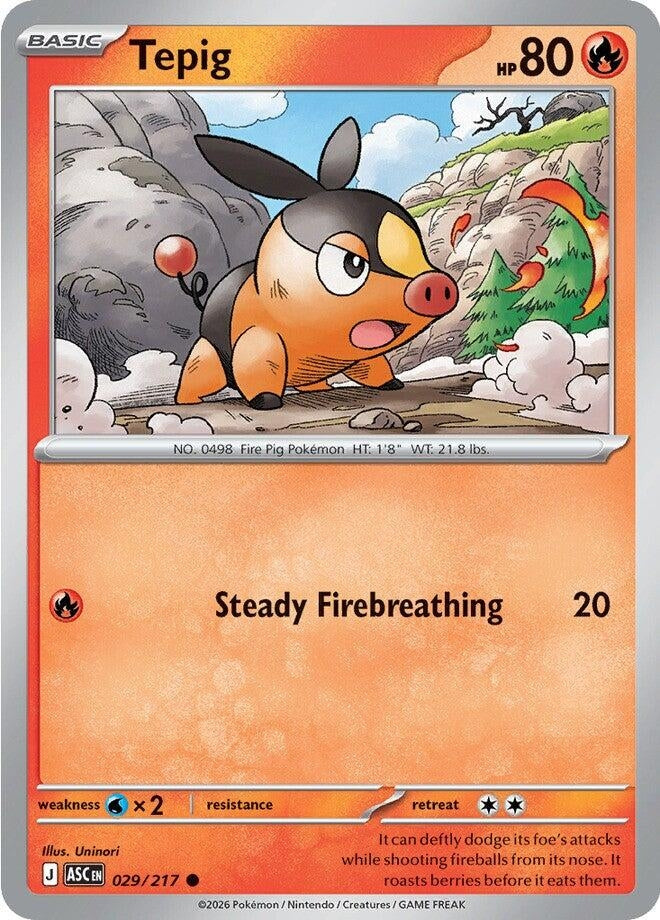 Image for Tepig (029/217) - Pokemon