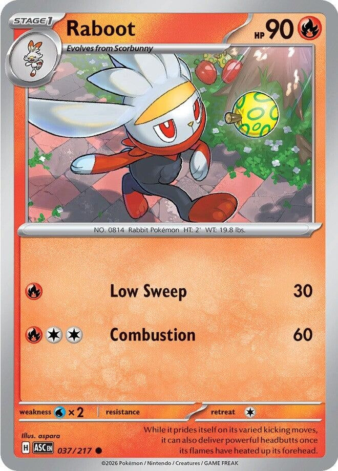 Image for Raboot (037/217) - Pokemon