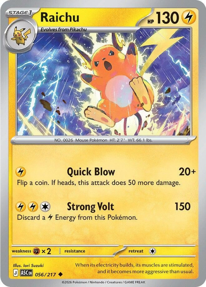Raichu (056/217)
