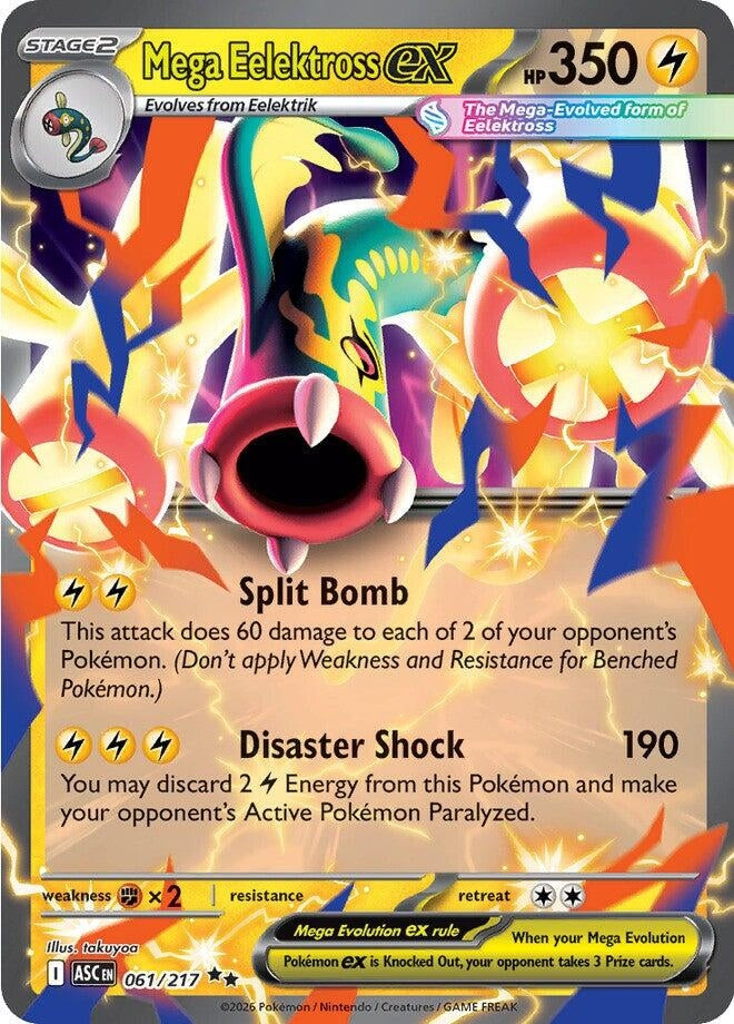 Mega Eelektross ex (061/217)
