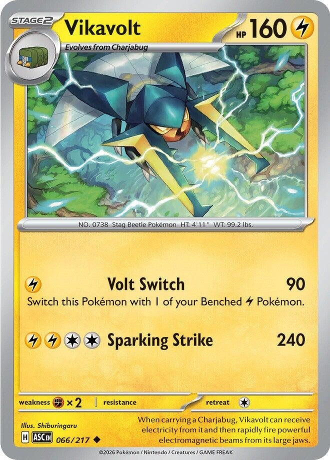 Image for Vikavolt (066/217) - Pokemon