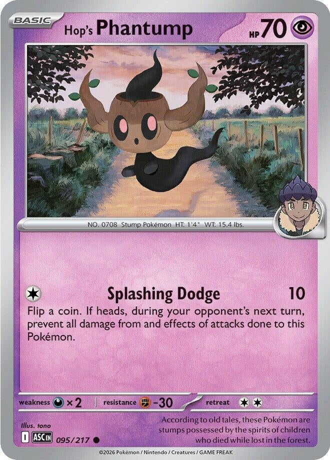 Image for Hop's Phantump (095/217) - Pokemon