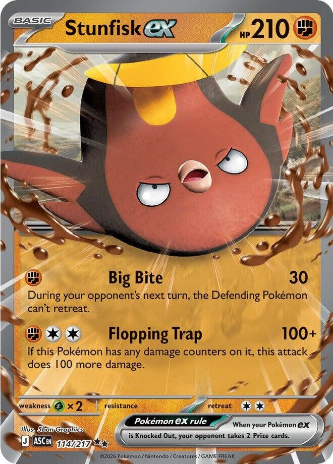 Stunfisk ex (114/217)