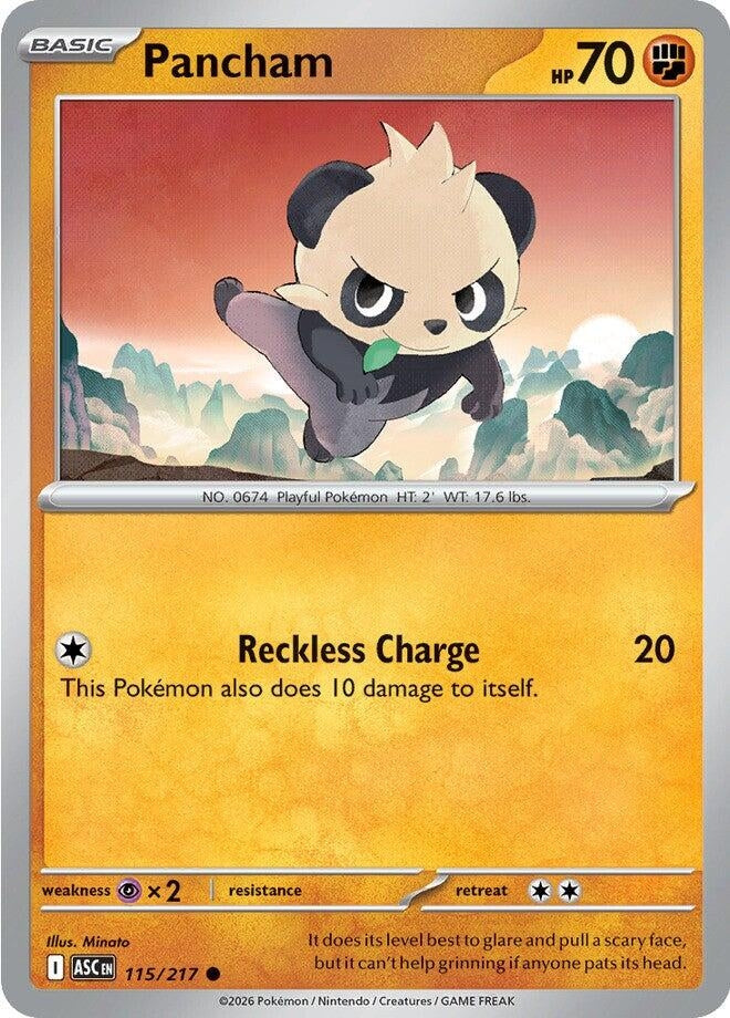 Image for Pancham (115/217) - Pokemon
