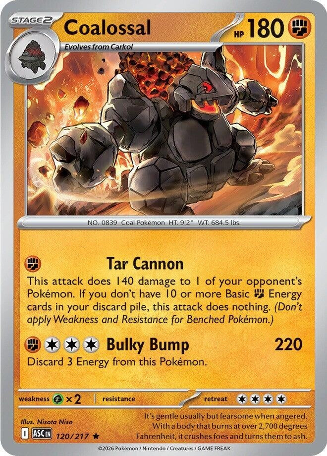 Image for Coalossal (120/217) - Pokemon
