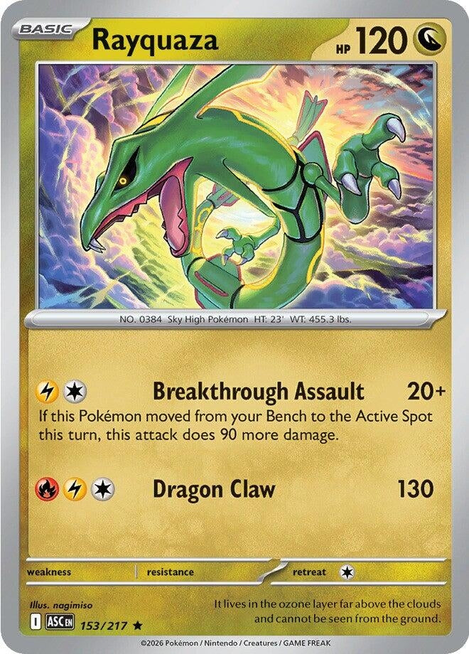 Image for Rayquaza (153/217) - Pokemon
