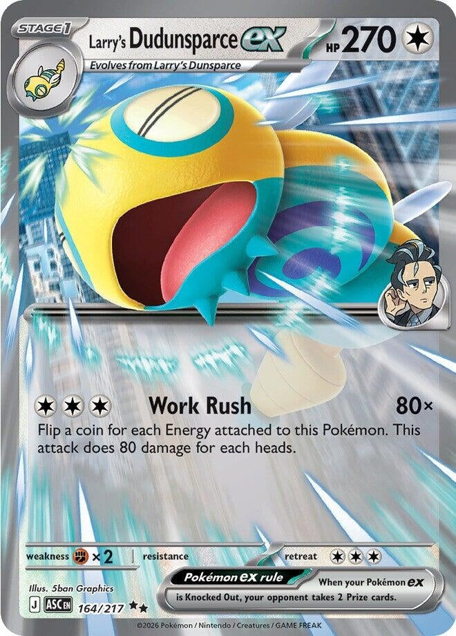 Image for Larry's Dudunsparce ex (164/217) - Pokemon