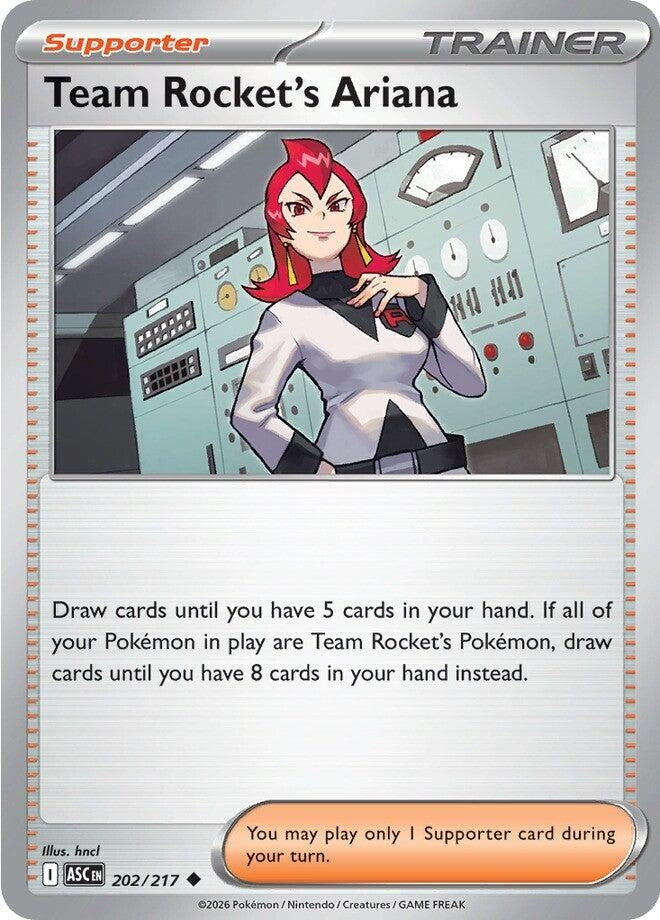 Image for Team Rocket's Ariana (202/217) - Pokemon