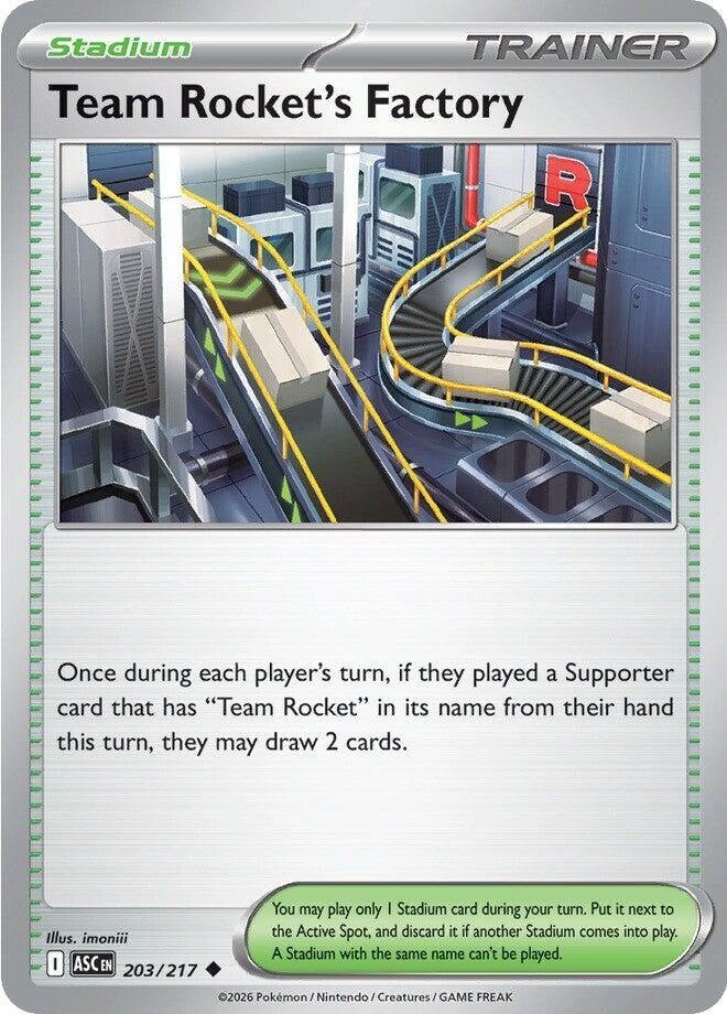 Image for Team Rocket's Factory (203/217) - Pokemon