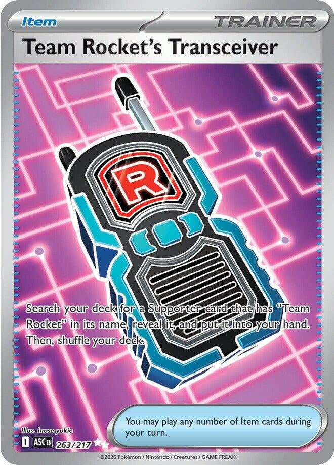 Image for Team Rocket's Transceiver (263/217) - Pokemon