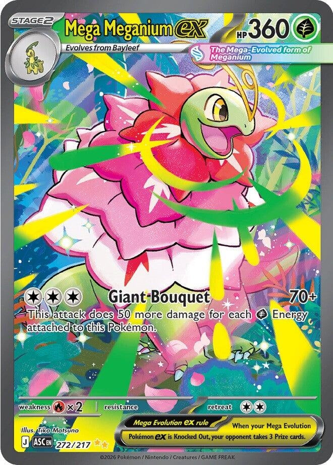 Image for Mega Meganium ex (272/217) - Pokemon
