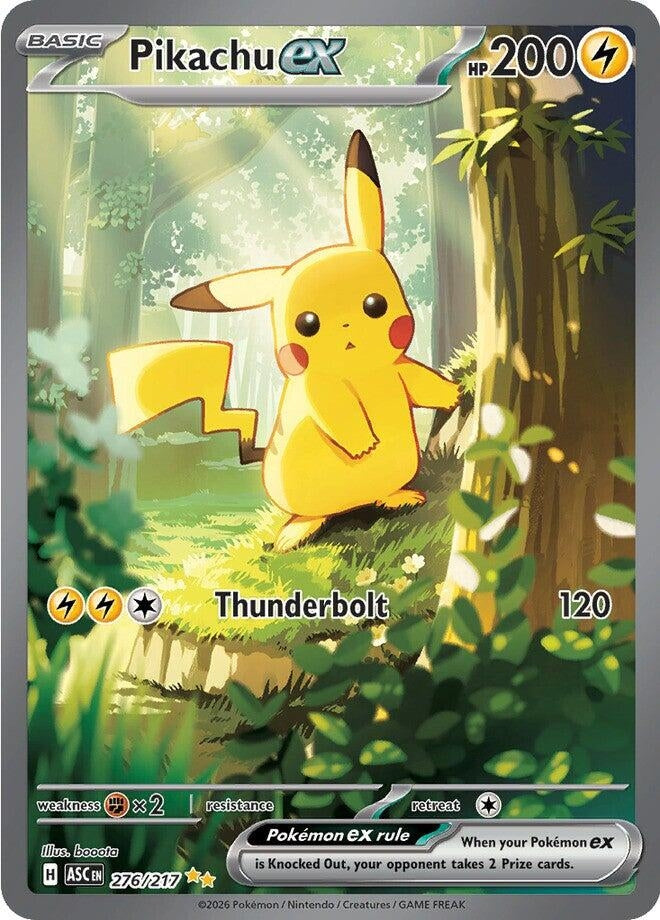 Image for Pikachu ex (276/217) - Pokemon