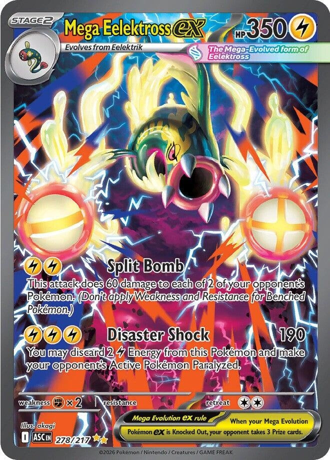 Image for Mega Eelektross ex (278/217) - Pokemon