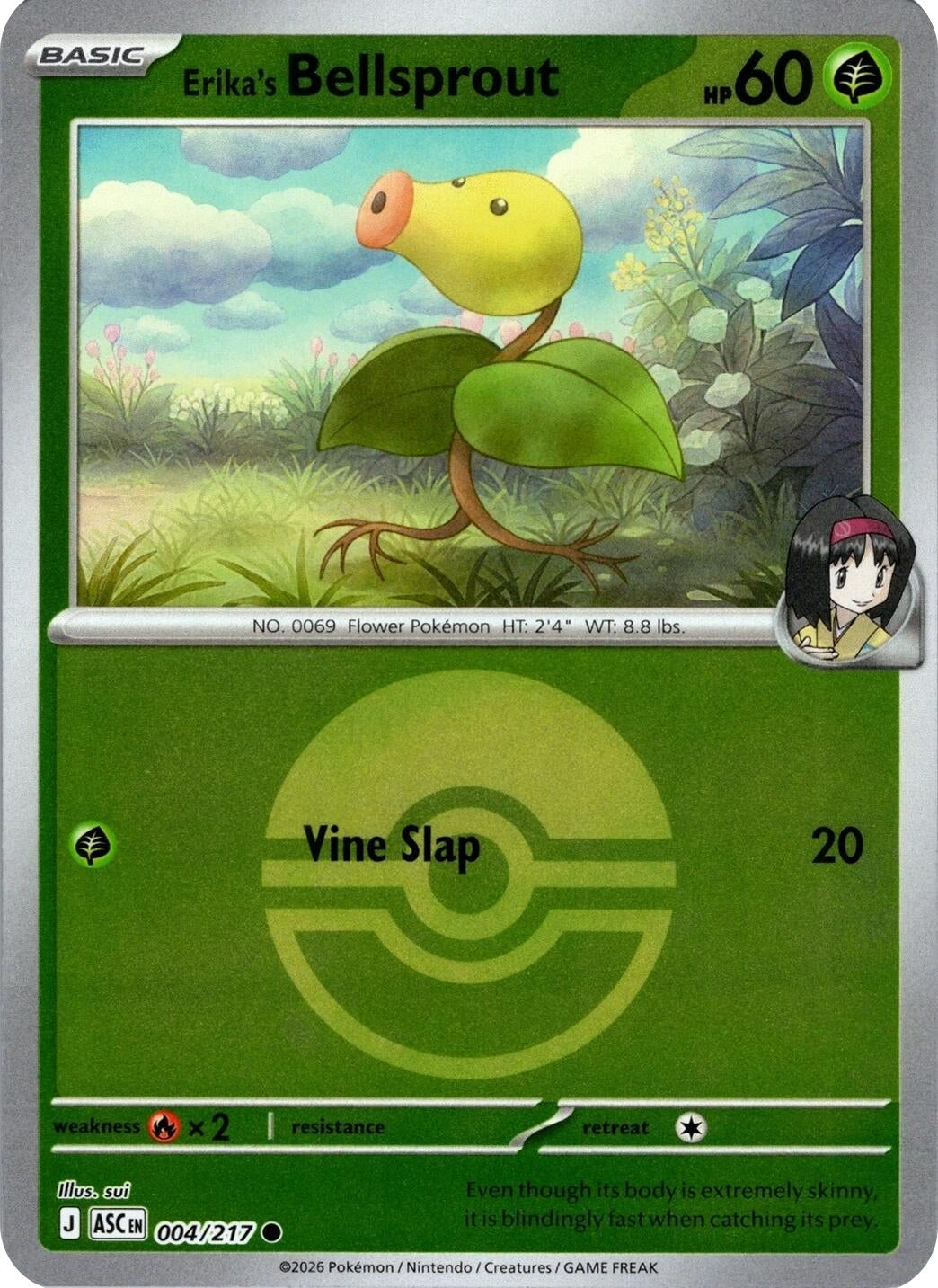 Image for Erika's Bellsprout (Poke Ball) (004/217) - Pokemon