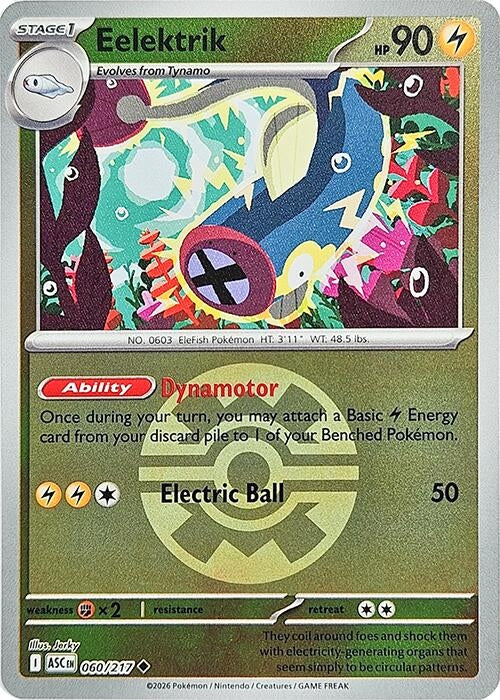 Image for Eelektrik (Quick Ball) (060/217) - Pokemon