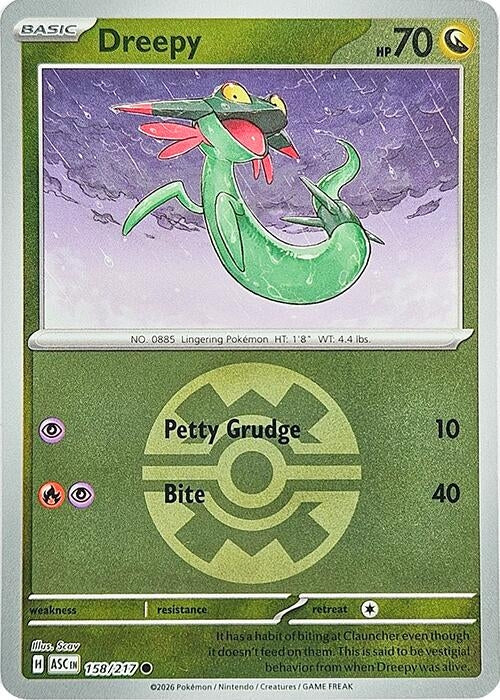 Image for Dreepy - 158/217 (Quick Ball) (158/217) - Pokemon