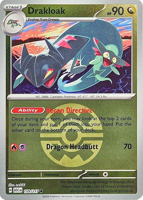 Image for Drakloak - 159/217 (Quick Ball) (159/217) - Pokemon