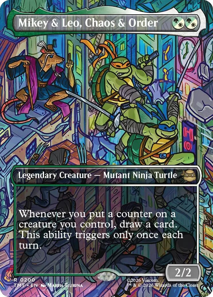 Mikey & Leo, Chaos & Order (Borderless) (200)