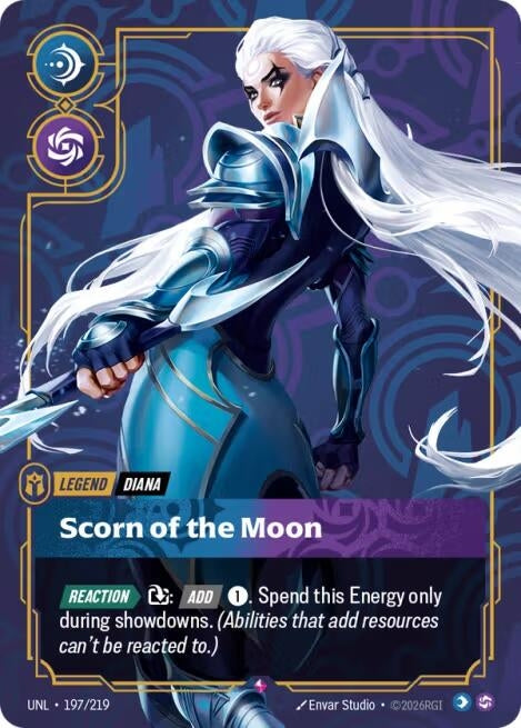 Image for Diana - Scorn of the Moon (197/219) - Riftbound: League of Legends Trading Card Game