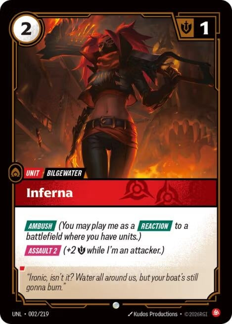 Image for Inferna (002/219) - Riftbound: League of Legends Trading Card Game