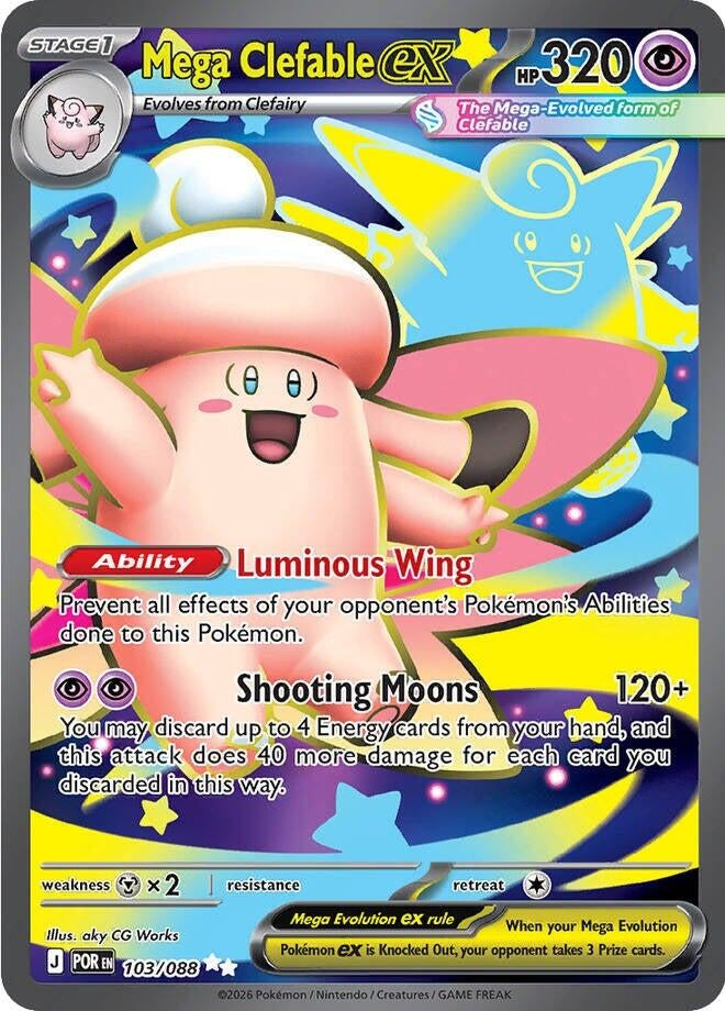 Mega Clefable ex (103/088)