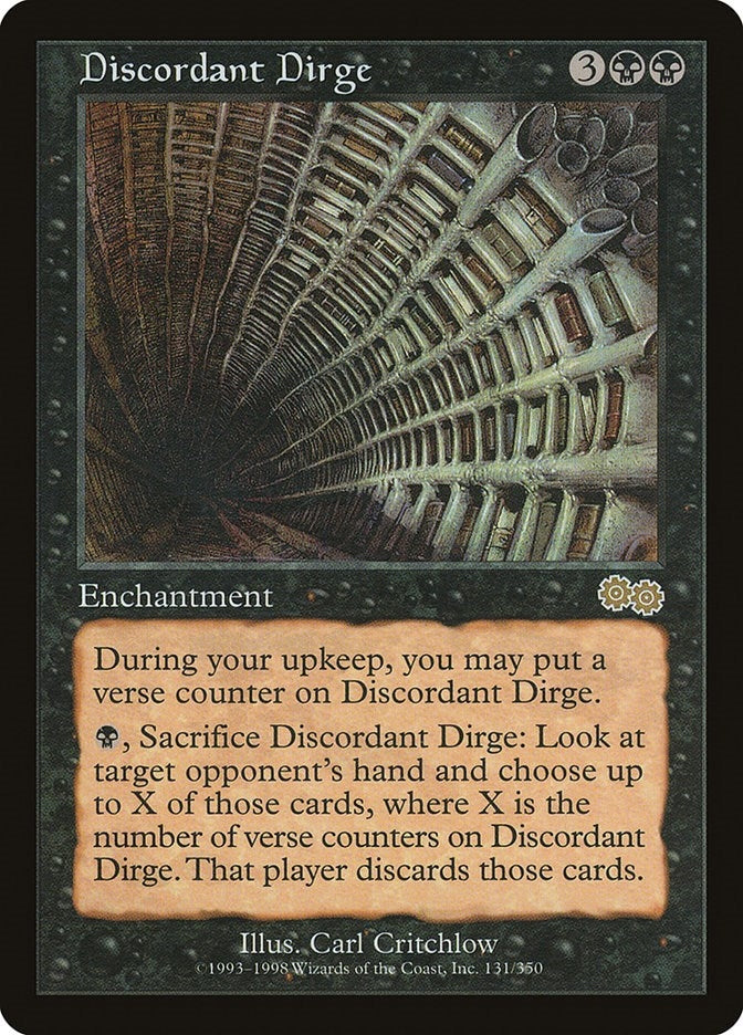 Image for Discordant Dirge (131) - Magic: The Gathering