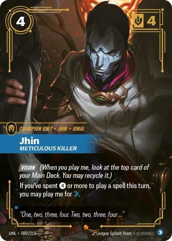 Jhin - Meticulous Killer (089/219)
