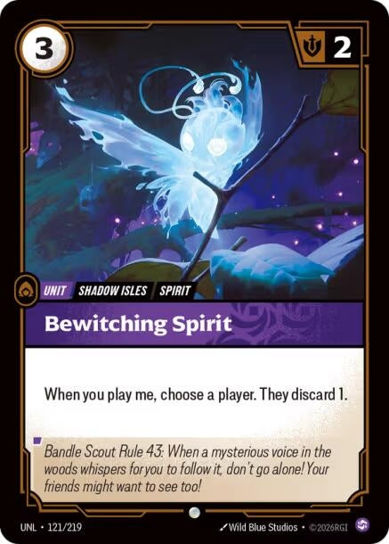 Image for Bewitching Spirit (121/219) - Riftbound: League of Legends Trading Card Game