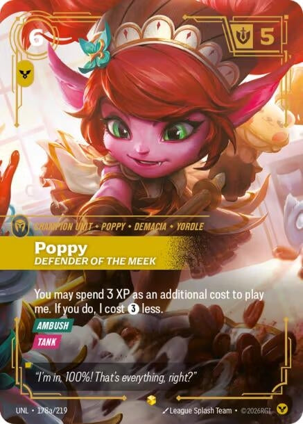 Poppy - Defender of the Meek (Alternate Art) (178a/219)