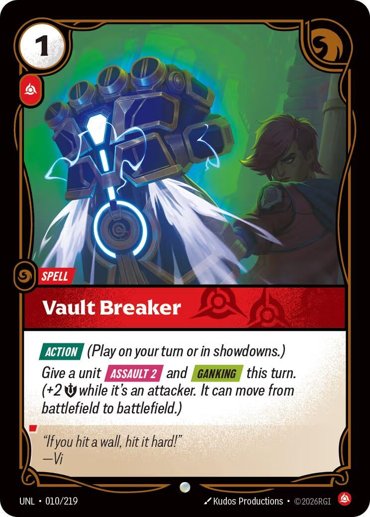 Image for Vault Breaker (010/219) - Riftbound: League of Legends Trading Card Game