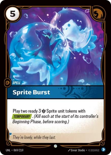 Image for Sprite Burst (069/219) - Riftbound: League of Legends Trading Card Game