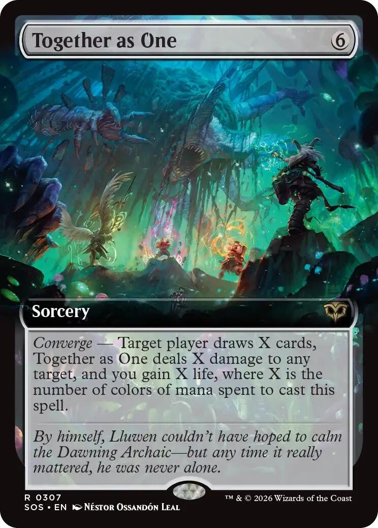 Image for Together as One (Extended Art) (307) - Magic: The Gathering