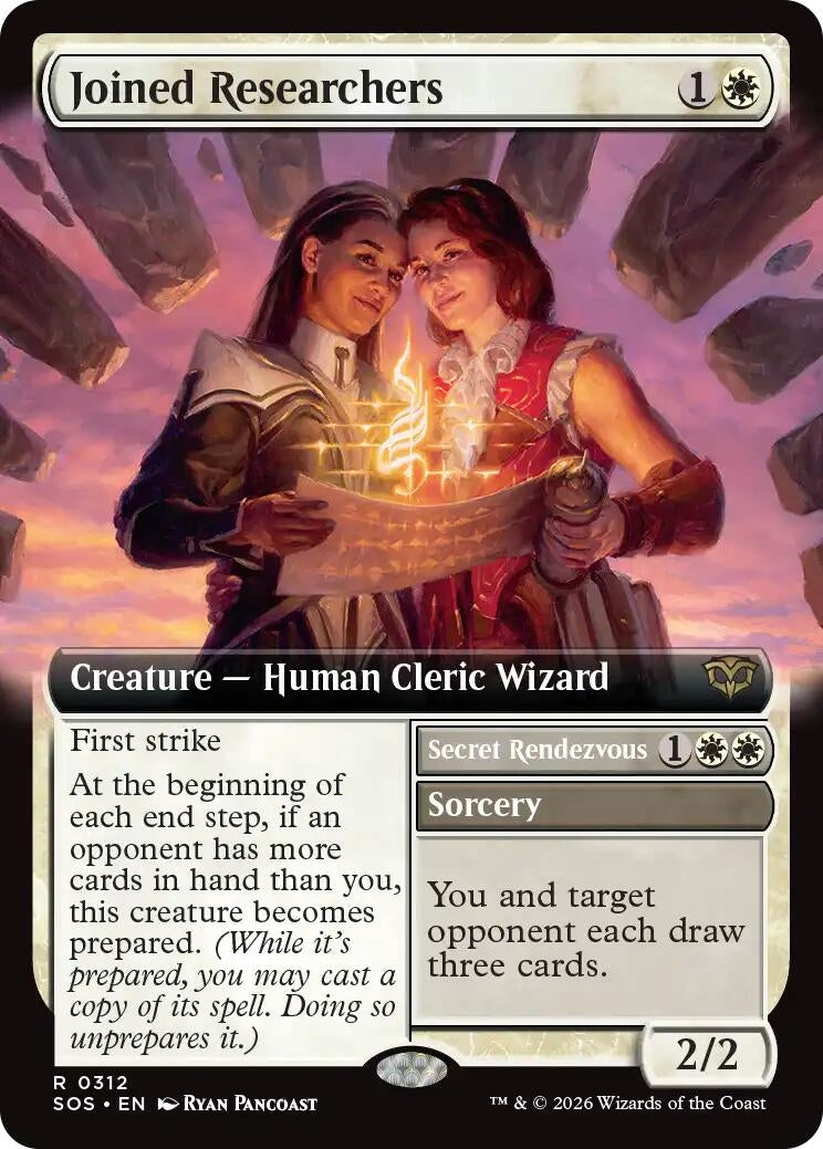 Image for Joined Researchers (Extended Art) (312) - Magic: The Gathering