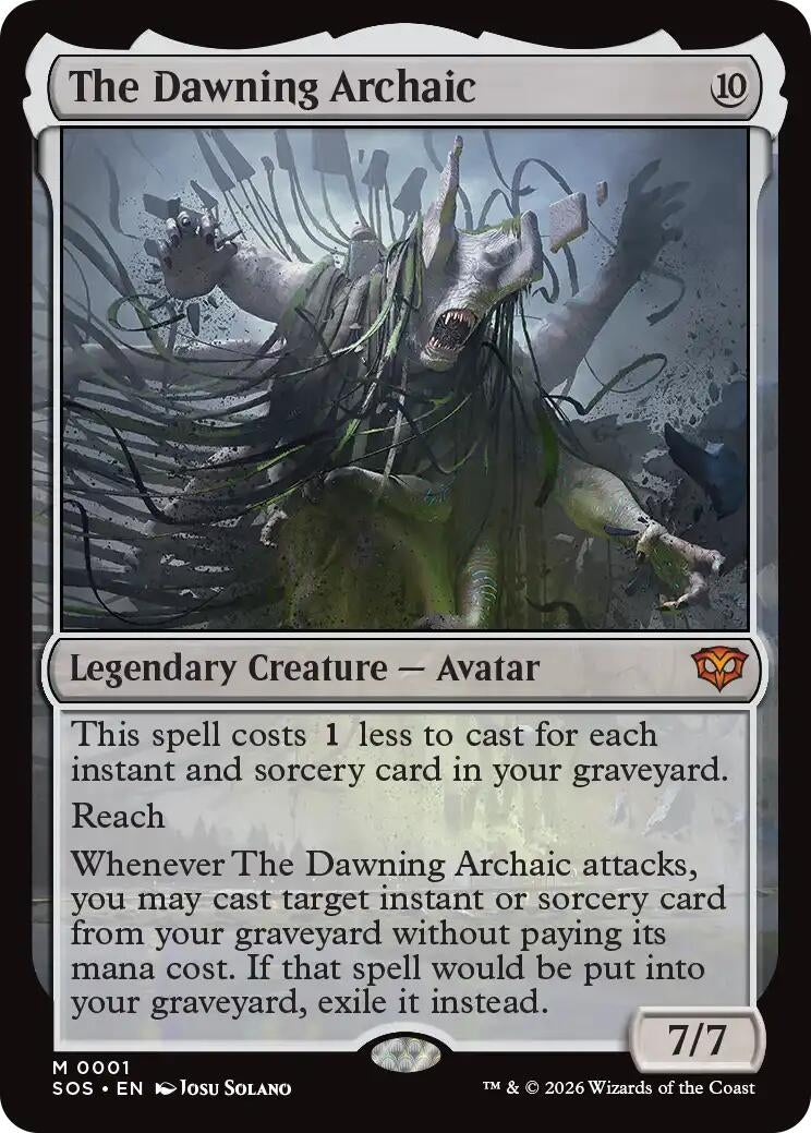 Image for The Dawning Archaic (1) - Magic: The Gathering