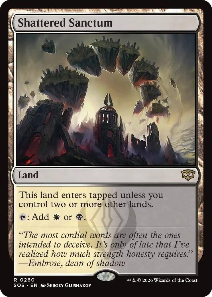 Image for Shattered Sanctum (260) - Magic: The Gathering