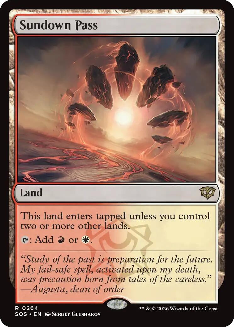 Image for Sundown Pass (264) - Magic: The Gathering