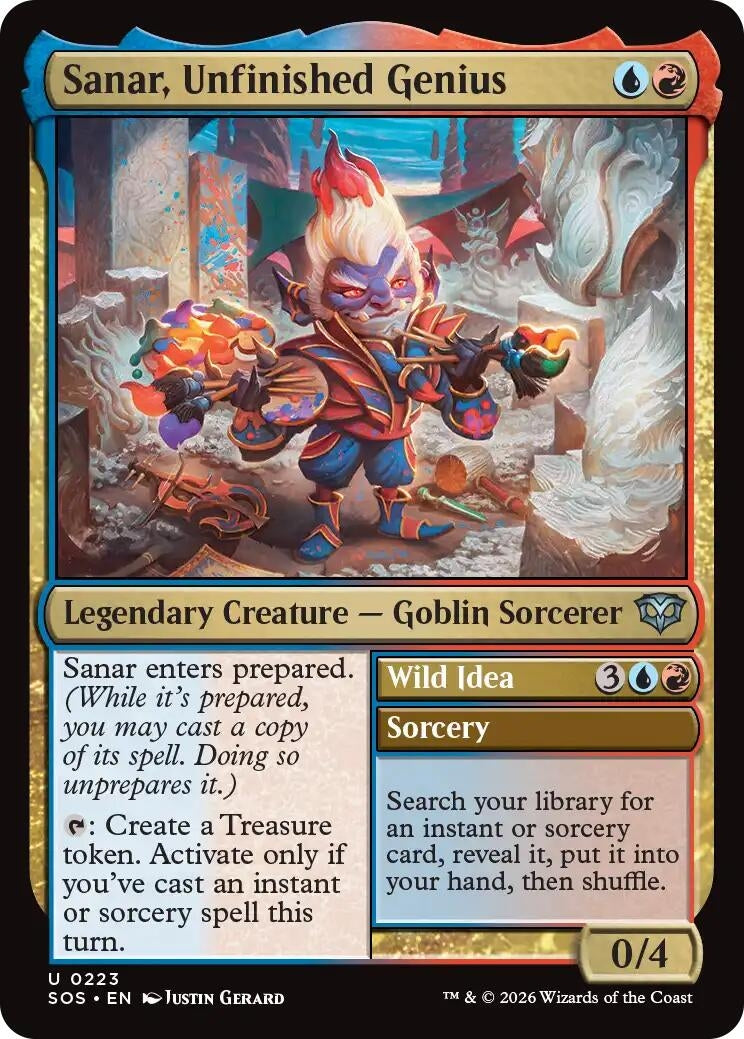 Image for Sanar, Unfinished Genius (223) - Magic: The Gathering