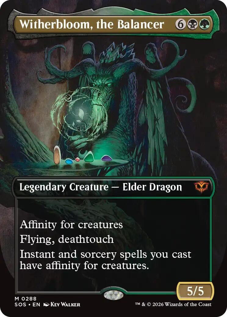 Image for Witherbloom, the Balancer (Borderless) (288) - Magic: The Gathering