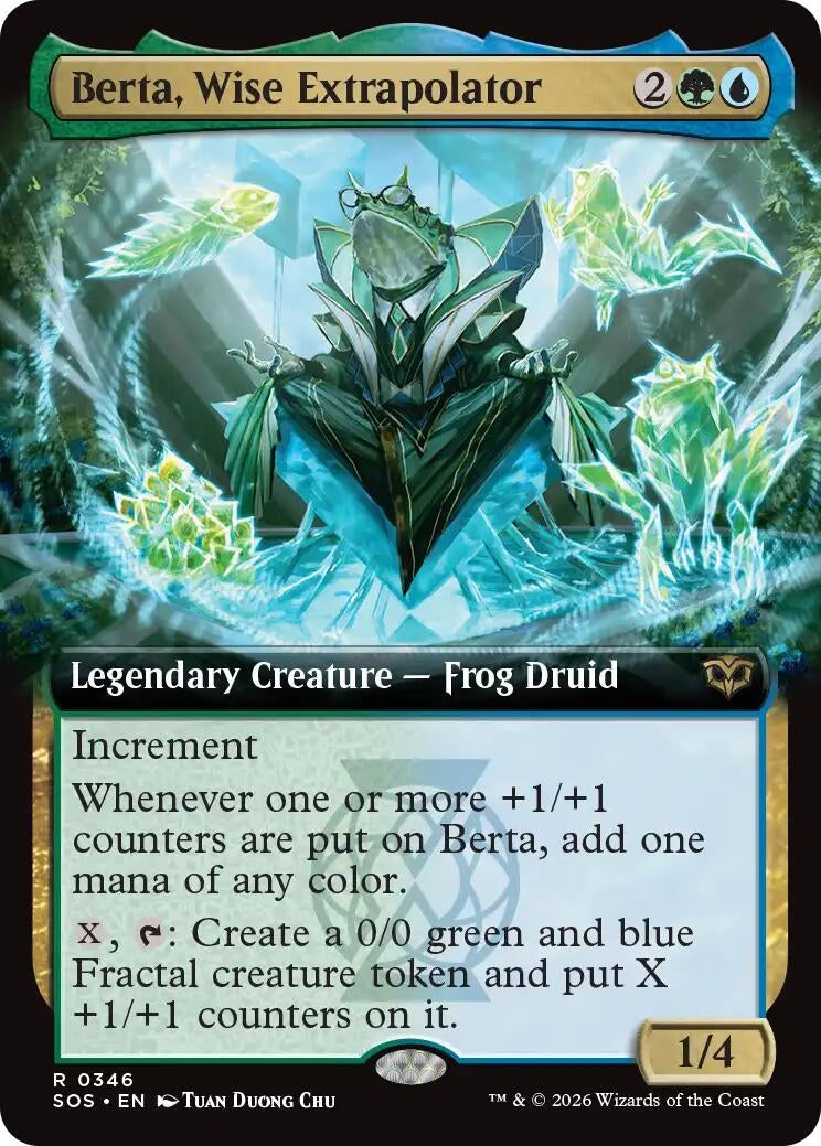 Image for Berta, Wise Extrapolator (Extended Art) (346) - Magic: The Gathering