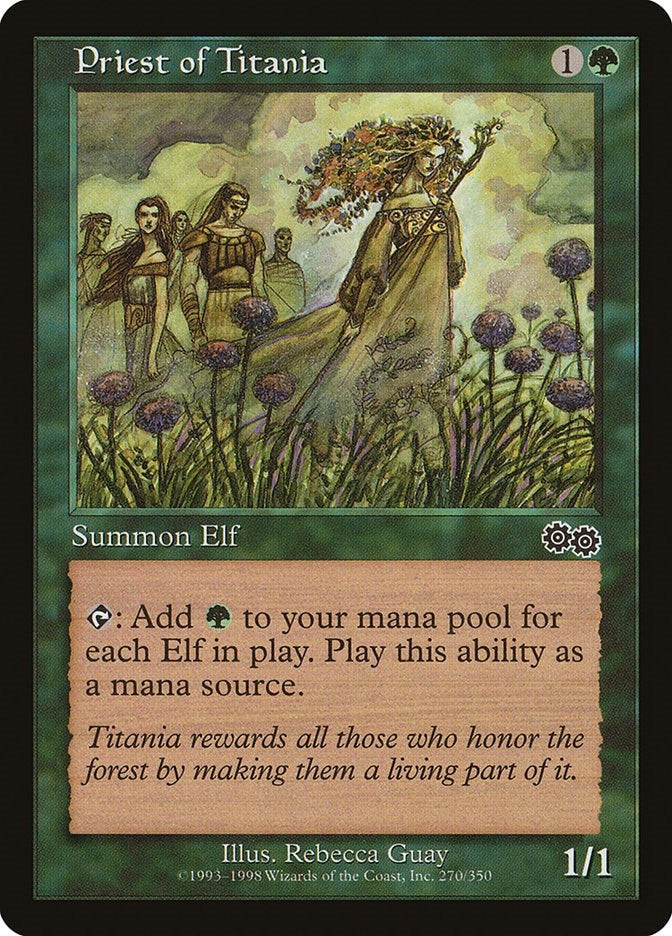 Image for Priest of Titania (270) - Magic: The Gathering