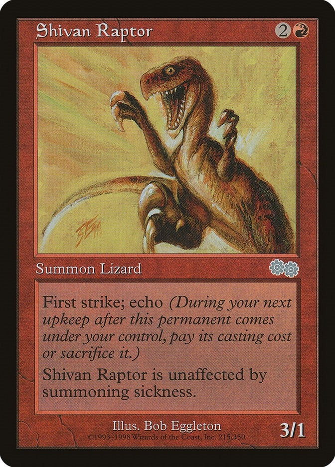 Image for Shivan Raptor (215) - Magic: The Gathering