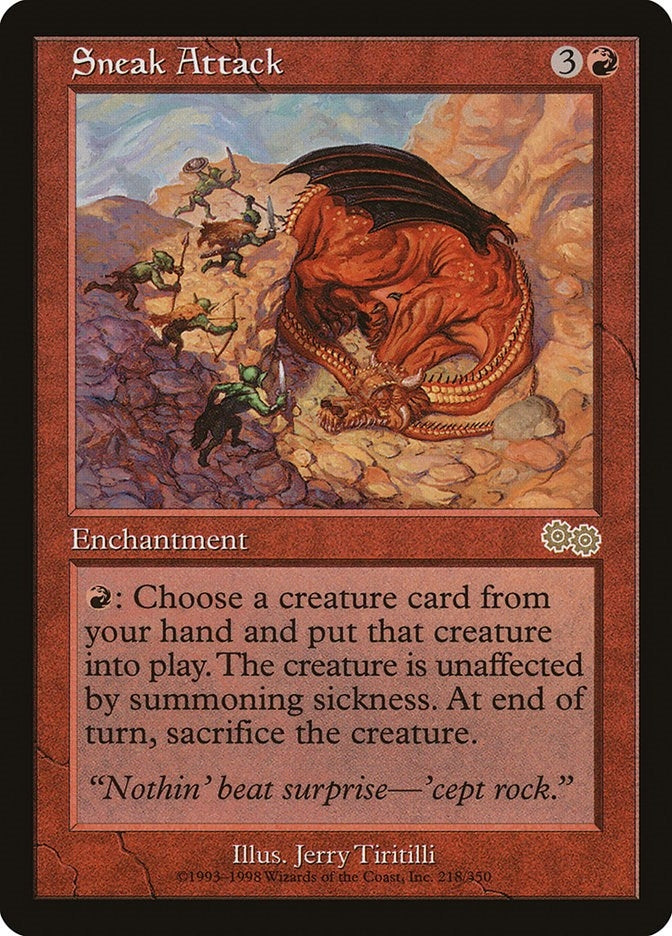 Image for Sneak Attack (218) - Magic: The Gathering