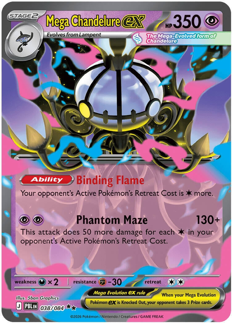 Image for Mega Chandelure ex (038/084) - Pokemon