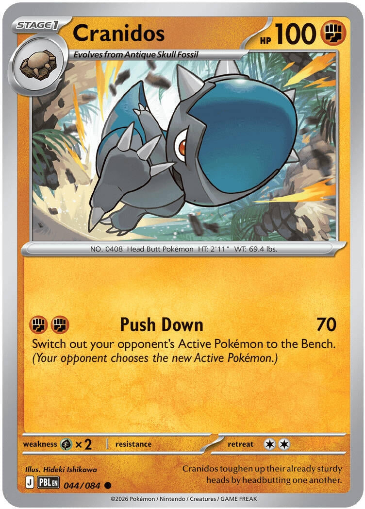 Image for Cranidos (044/084) - Pokemon