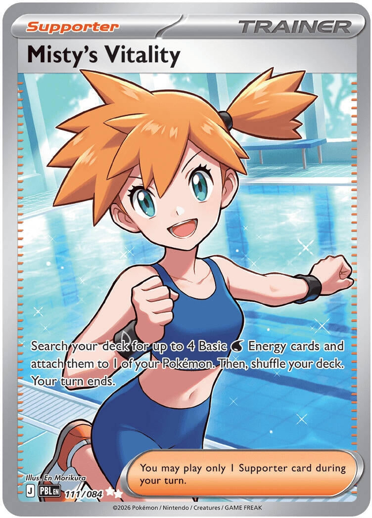 Image for Misty's Vitality (111/084) - Pokemon