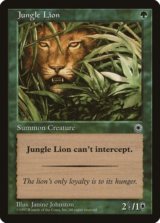 Image for Jungle Lion - Magic: The Gathering